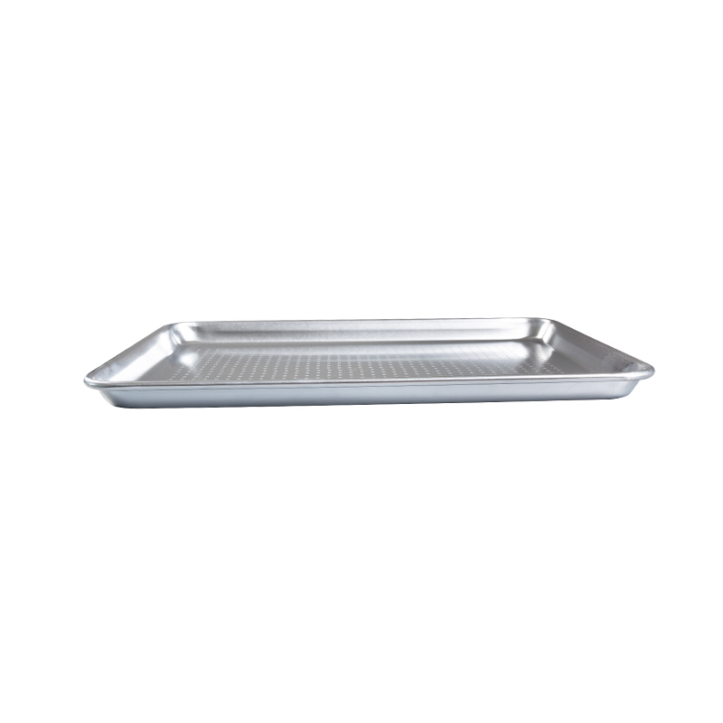 Aluminium murni alami dan tidak dilapisi Panci setengah lembar panci /Bun Pan 18-inci L x13-inci W x1-inch H (setengah ukuran)