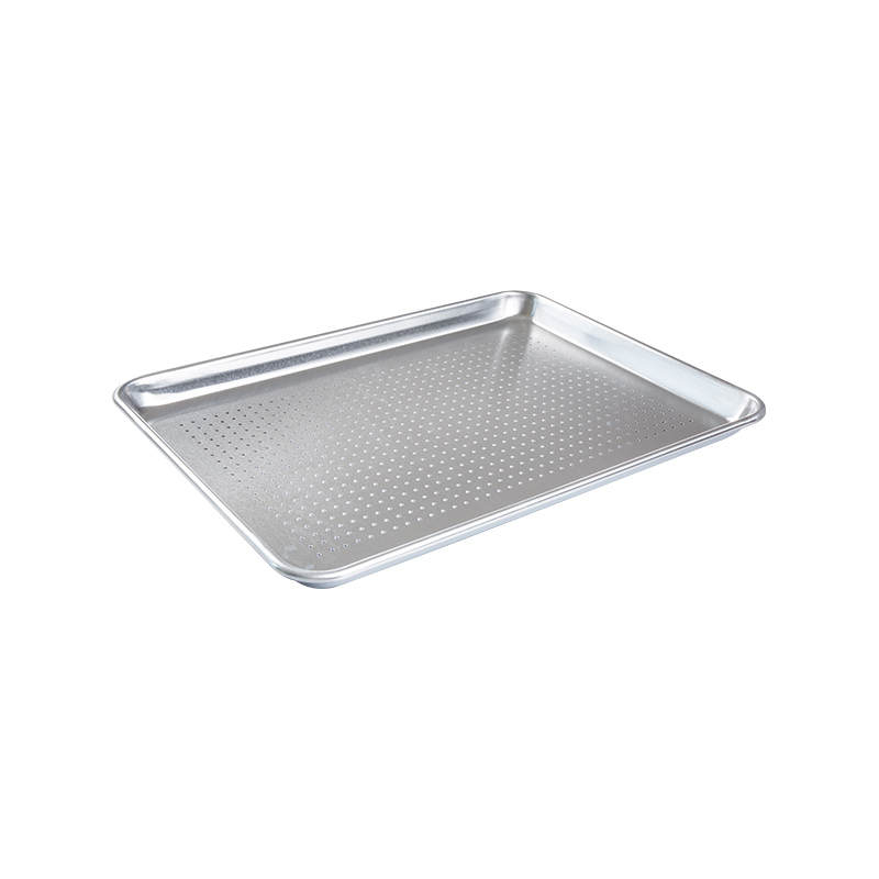 Aluminium murni alami dan tidak dilapisi Panci setengah lembar panci /Bun Pan 18-inci L x13-inci W x1-inch H (setengah ukuran)